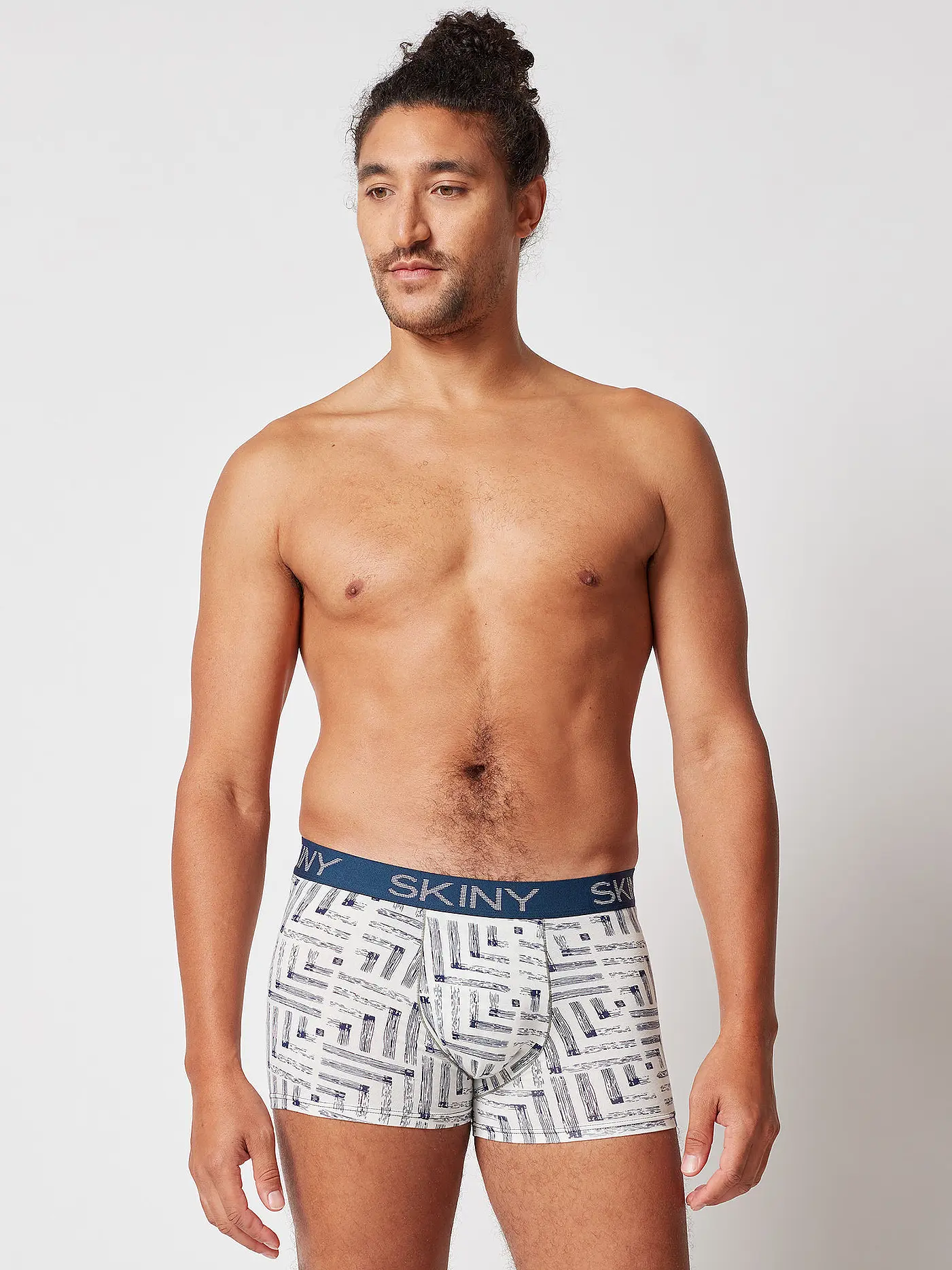 SKINY | Pants 2er Pkg. aquamarine leafs selection | grau